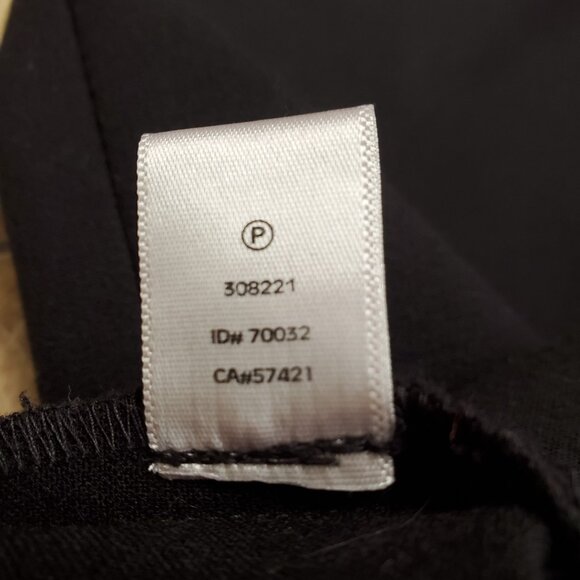 Ann Taylor LOFT Womens Black Cocktail Dress Size 2 Midi Sheath Career Office - Picture 6 of 10